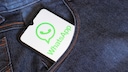 WhatsApp on a smartphone