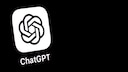 ChatGPT logo on a display