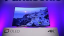 A Panasonic television at a trade show