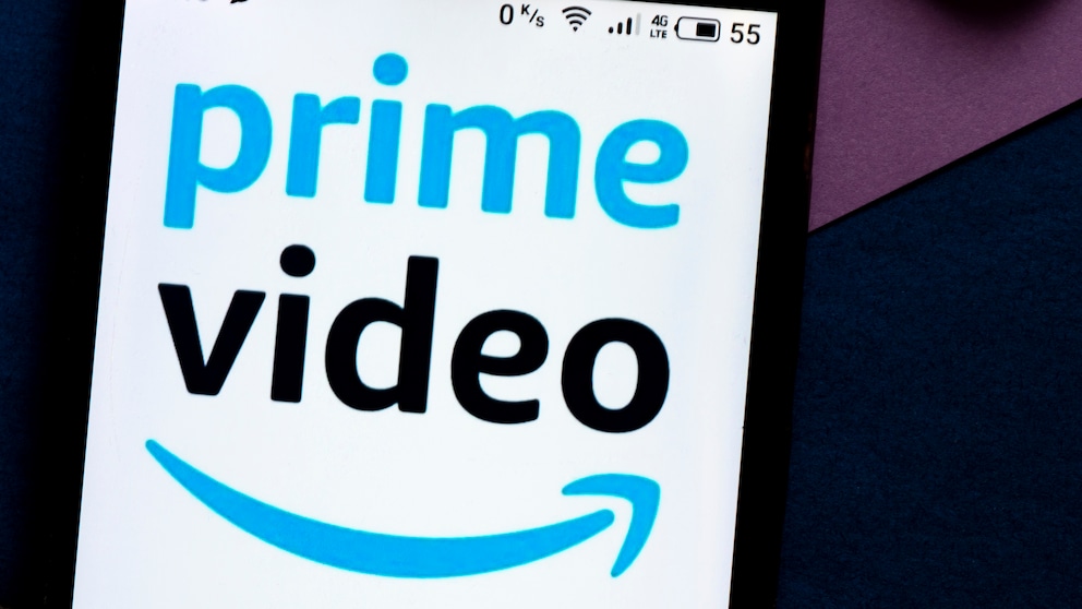 Amazon Prime Video Logo on a Smartphone