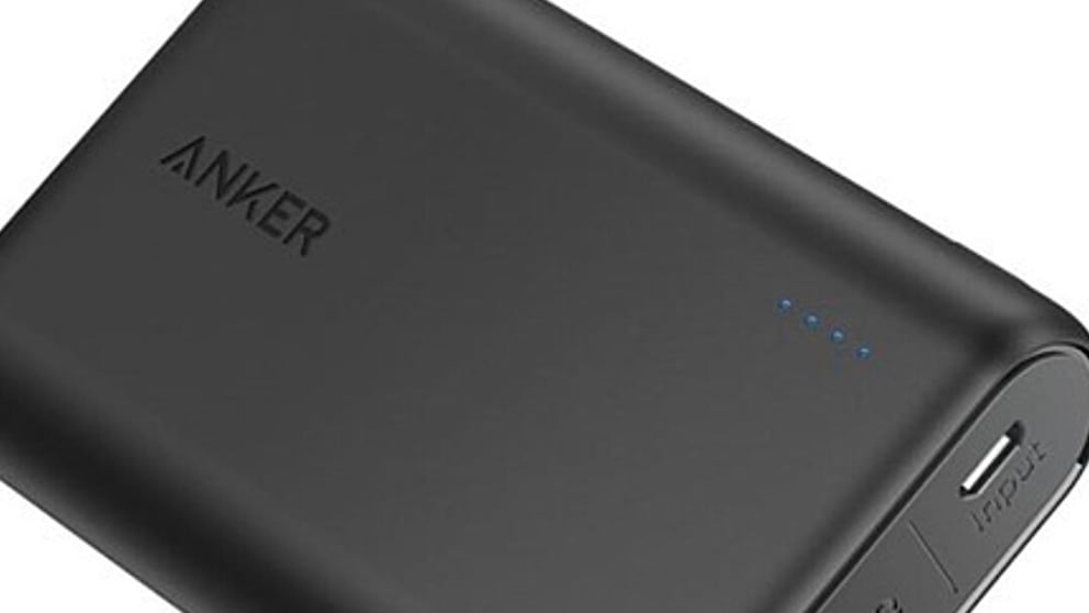 An Anker PowerCore 10000