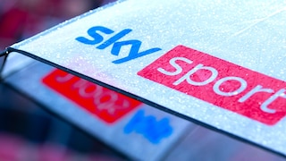 Sky Sport Logo on an Umbrella