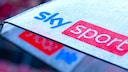 Sky Sport Logo on an Umbrella