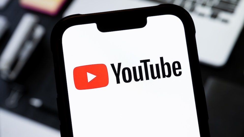 YouTube Logo on a Smartphone