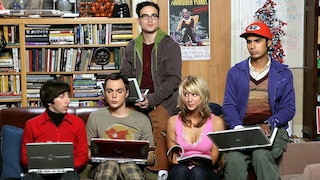 Simon Helberg, Jim Parsons, Johnny Galecki, Kaley Cuoco, and Kunal Nayyar in "The Big Bang Theory"