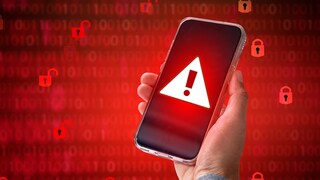 Warning Notice on a Smartphone