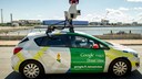 A Google Street View car