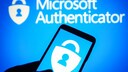 Microsoft Authenticator Logo on a Smartphone