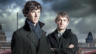Benedict Cumberbatch and Martin Freeman in "Sherlock"