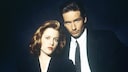 Gillian Anderson and David Duchovny in "The X-Files"