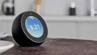 An Amazon Echo Spot