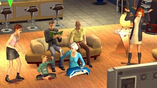Scene from "The Sims"