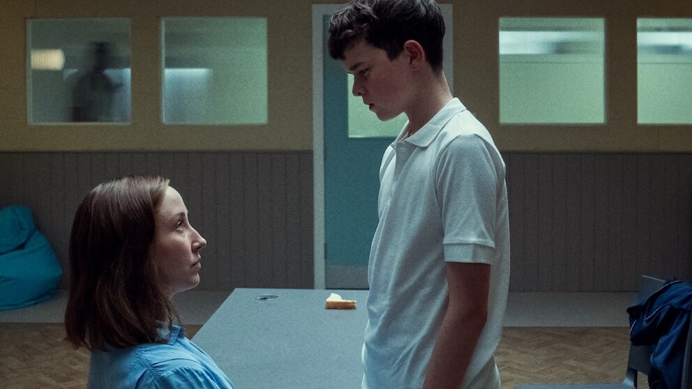 Scene from the Netflix series "Adolescence"