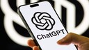 ChatGPT on a smartphone