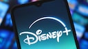 Disney+ Logo on a Smartphone