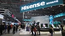 The Chinese manufacturer Hisense sells televisions, household appliances, and air conditioners worldwide.