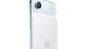 Practical, slim, and featuring the Apple logo: The new MagSafe battery attaches directly to the back of the iPhone.