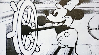 Mickey Mouse in "Steamboat Willie"