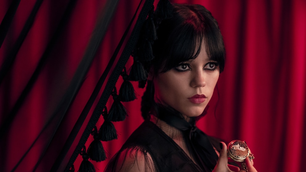 Jenna Ortega as "Wednesday"