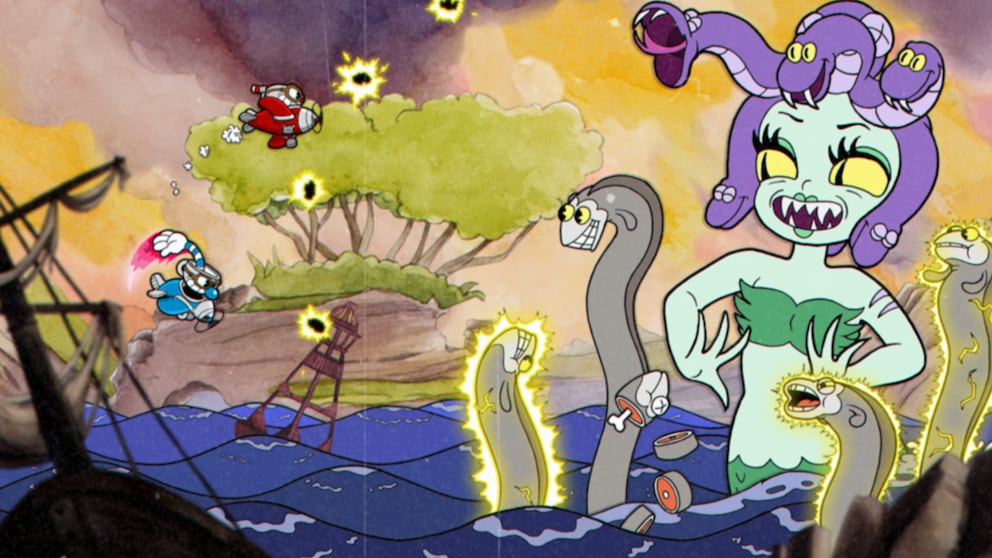 Level from "Cuphead"