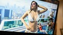 Scene from "GTA 6" on a Monitor