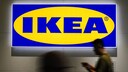 Ikea Sign on a Wall