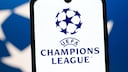 UEFA Champions League Logo on a Smartphone