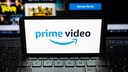 Amazon Prime Video logo on a smartphone