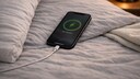 Keep it handy and fully charged: Many people plug in their iPhones at night and place them under their pillows.