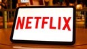 Netflix Logo on a Tablet