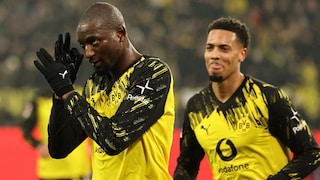 Serhou Guirassy and Felix Nmecha from Borussia Dortmund
