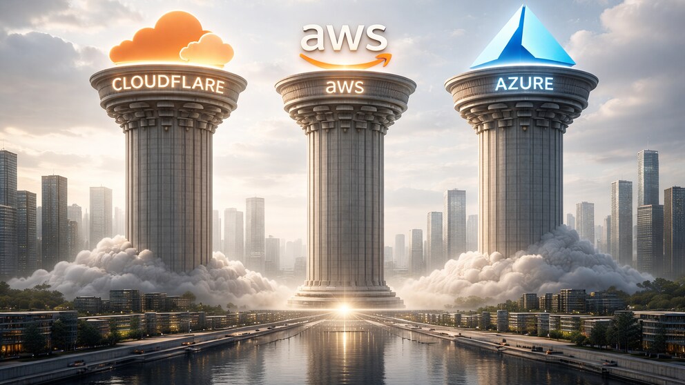 A significant portion of the internet relies on three cloud providers.