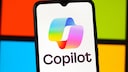 Smartphone with Copilot Logo