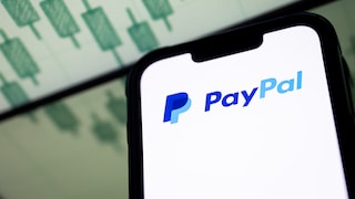 Smartphone with PayPal Logo