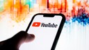 Smartphone with YouTube Logo