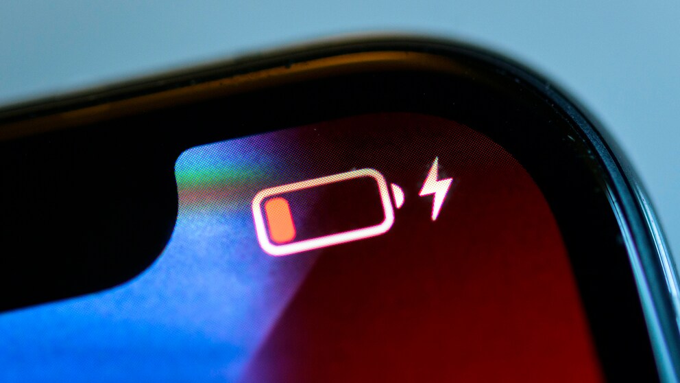 Battery Indicator on a Smartphone