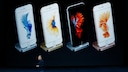 4 Smartphones With Black Background