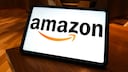 Amazon Logo on a Tablet