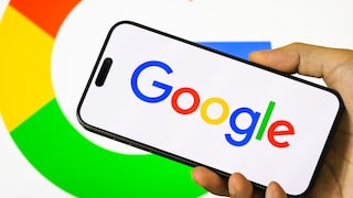 Smartphone with Google Logo