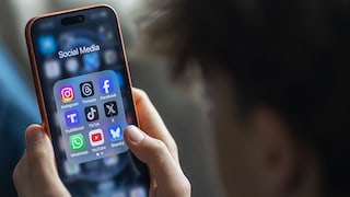 Teenager with Smartphone and Social Media Apps in Hand