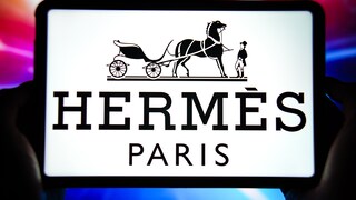 Hermes Logo on iPad
