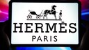 Hermes Logo on iPad