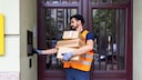 Delivery Driver at the Front Door