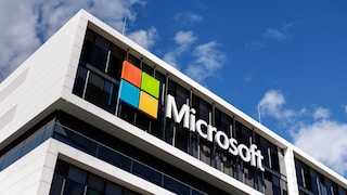 Microsoft Logo on Building