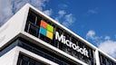 Microsoft Logo on Building