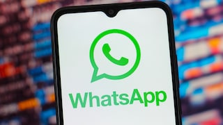 Smartphone with WhatsApp Logo