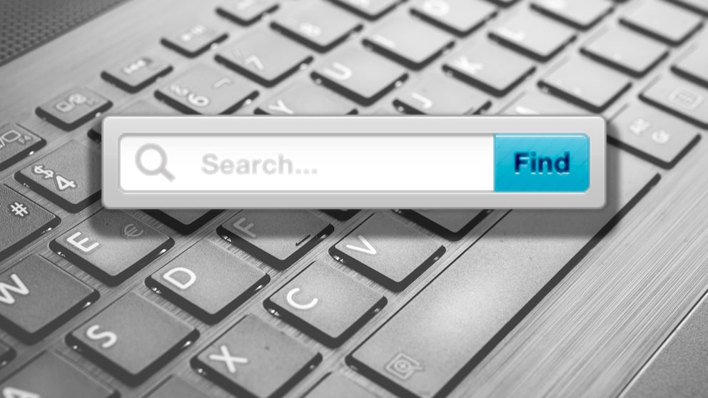 Search Engine Input Above a Keyboard