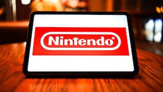 Nintendo Logo on a Tablet