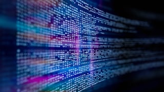 Computer Codes on Screen