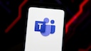 Smartphone with Microsoft Teams Logo